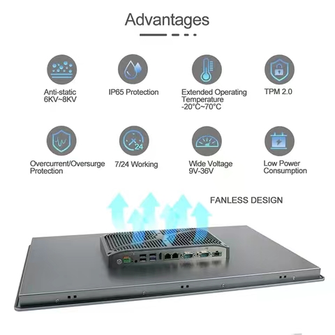 fanless industrial panel PC
