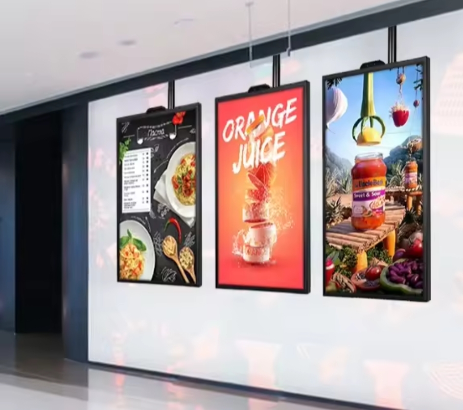 Digital signage integrated displays